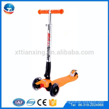 kick scooter with flashing light PU wheel 2015 popular kids scooter from china cheap beautiful chid kick scooter